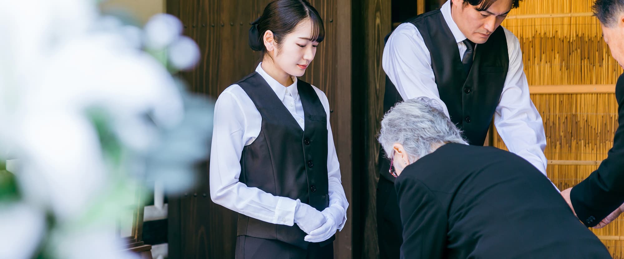 葬儀の流れメインビジュアル